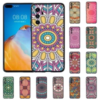 fashion phone case for huawei p20 p20 pro p20 plusp30 p30 pro p30 plus p40 p40 pro mandala pattern silicone cover case