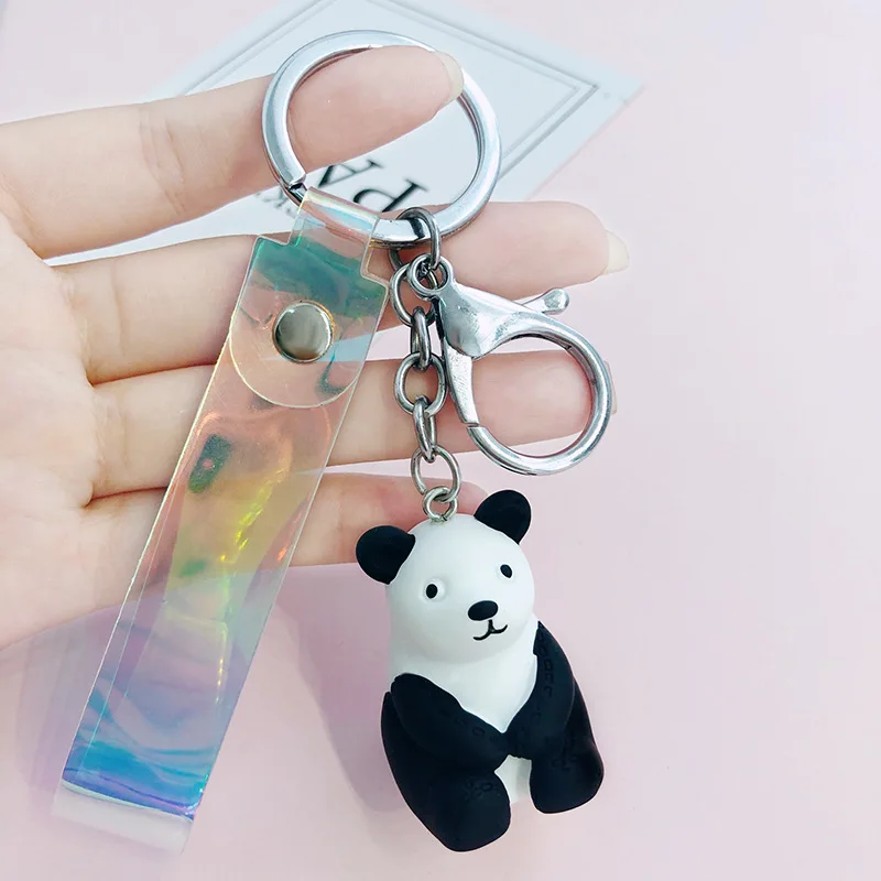 2019 South Korea cute bear dinosaur doll keychain car pendant student bag key chain ornaments creative gifts | Украшения и
