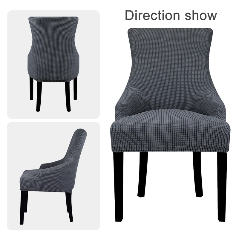 Эластичные чехлы на спинку стула King флисовые для сидений европейский стиль