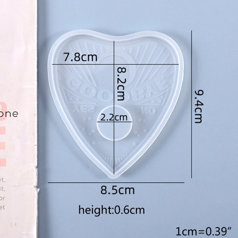 

Crystal Epoxy Resin Mold Divination Tray Psychic Board Casting Silicone Mould X7YA