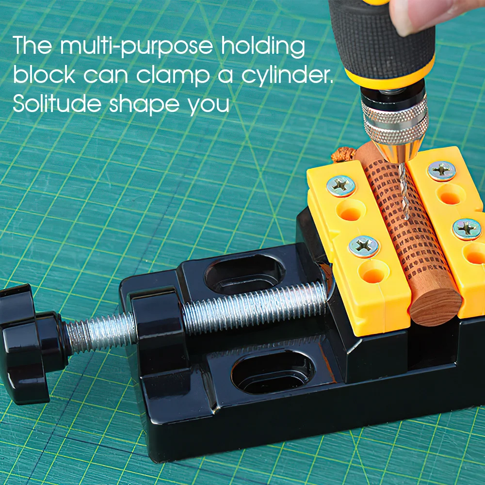 Струбцина Mini Jaw для стола, 57 мм, регулируемая для сверлильного пресса, ремонта деревообрабатывающих инструментов и резьбы по дереву.