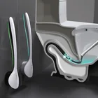 Силиконовая щетка для унитаза Ванная комната щетка для чистки инструментов набор Настенный Туалет настенный щеточка для чистки мягкие щетинки зубной щетки ТПР головной