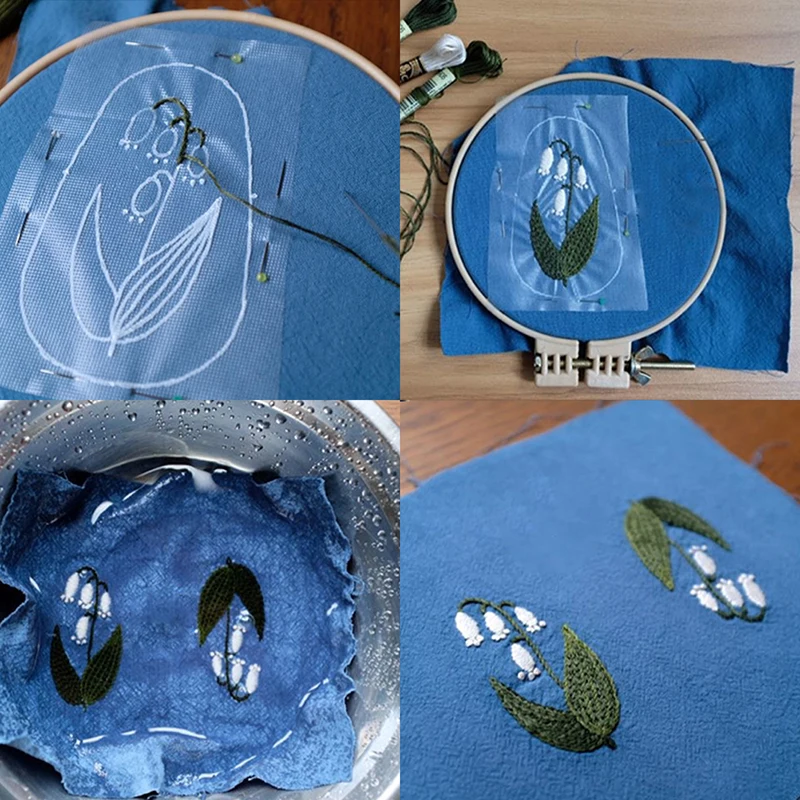 Водорастворимая прозрачная ткань стабилизатор для вышивки принадлежности шитья