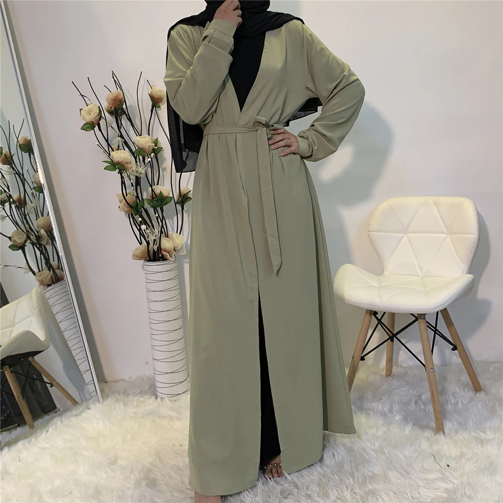 

Eid Mubarak Abaya Kimono Cardigan Kaftan Dubai Turkey Hijab Muslim Dress Islam Clothing Abayas For Women Robe Musulman De Mode