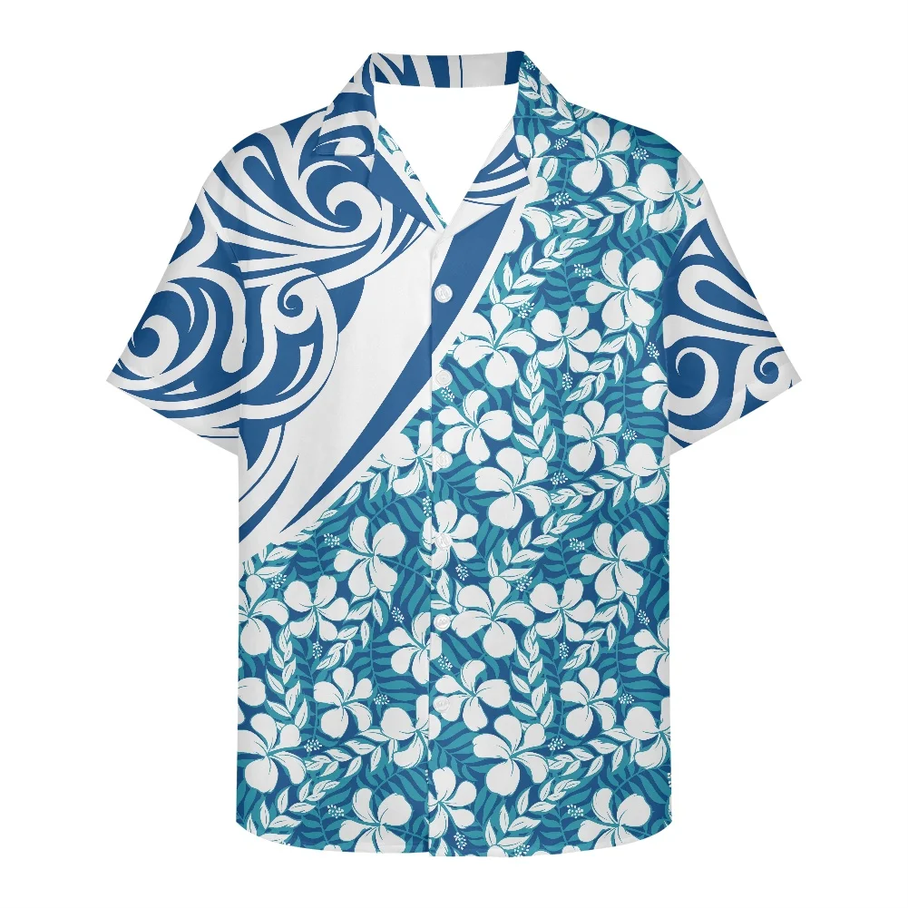 

Hycool Hawaiian Shirt Polynesian Tribal Elegant Shirts For Men New Arrivals Men's Fashionable Clothing Wholesale Custom Brand