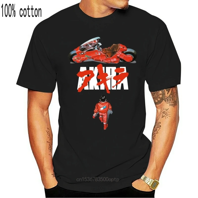 

New 1980S Japanimation Anime Film Akira T-Shirt Short Sleeved Men'S Cotton T Shirt Cool Gift Personality Tee Shirt