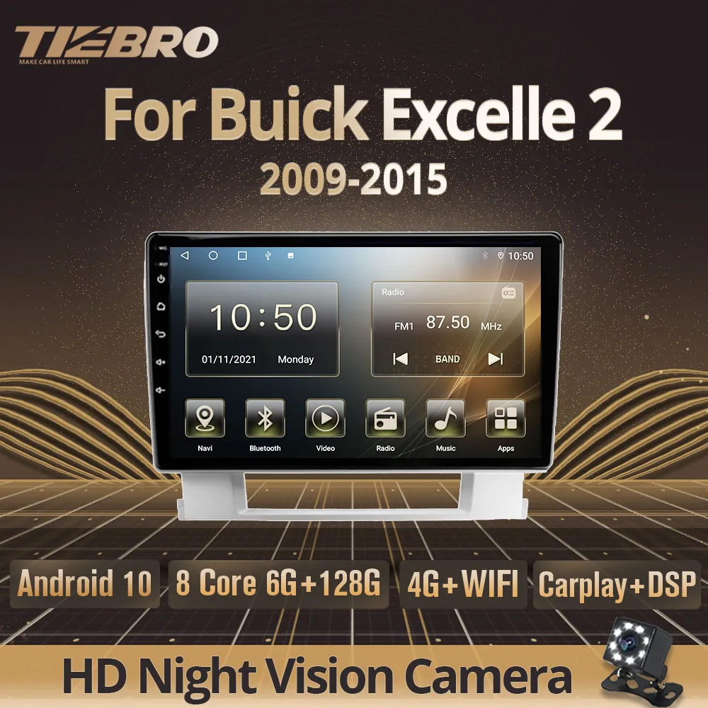 

Автомагнитола Tiebro 2DIN Android 2009 для Buick Excelle 2-2015 Радио 2DIN Android стерео приемник автомобильный мультимедийный плеер Carplay