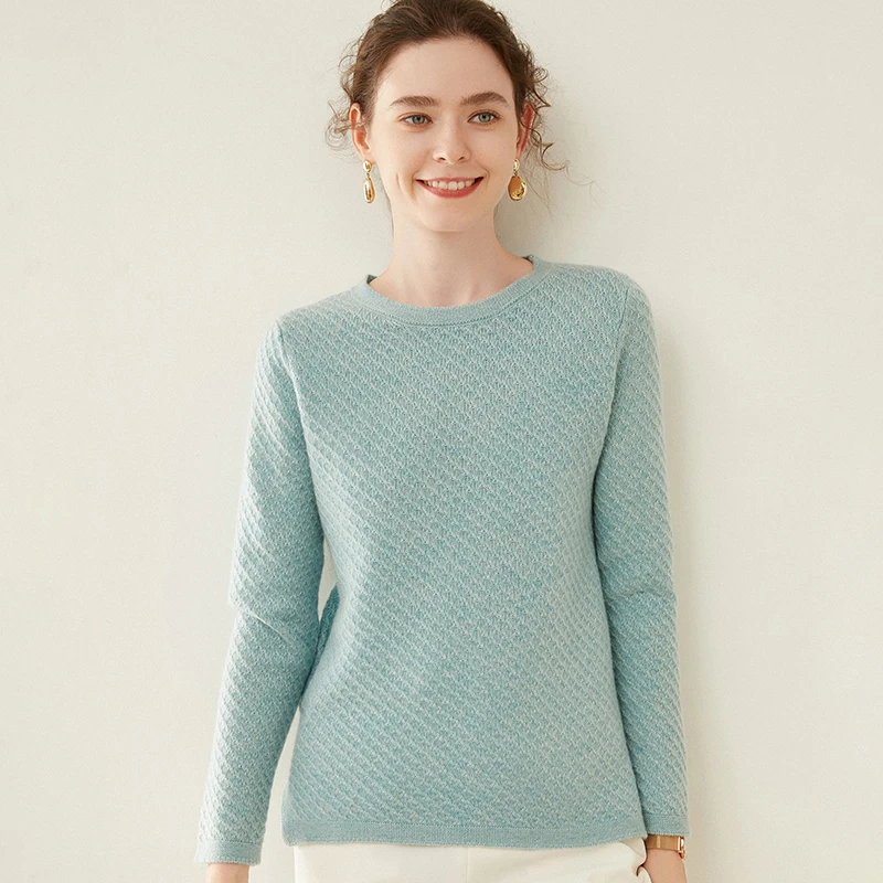 Осенне-зимний новый модный Австралийский шерстяной пуловер теплый женский