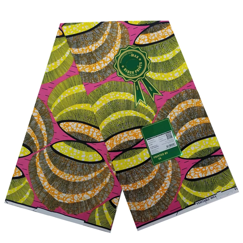 

Wedding Dress Material For Sewing Veritable High Quality 100%Real Ankara African Wax Dye Prints For Fabric By The Yards S-P 5-83