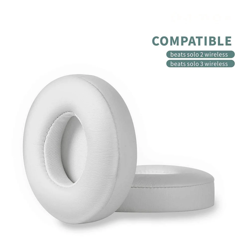 

1Pair Soft Durable Replacement Ear Pads foam Cushions Kit Memory Foam Earpads Cover for Beats Solo 2.0 3.0 Wireless Headphones