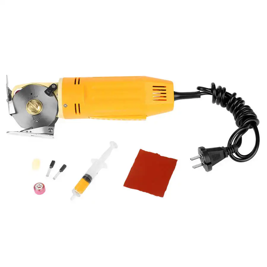 1pc 220V 150W Electric Fabric Cutter Rotatory Blade Scissors Cloth Cutting Machine Angle Grinder Suitable for Cotton Leather | Инструменты