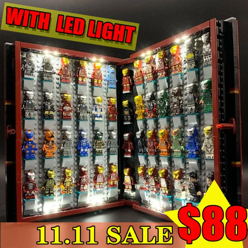 11 Большая распродажа Бесплатная доставка Марвел Мститель Железный человек Legoset