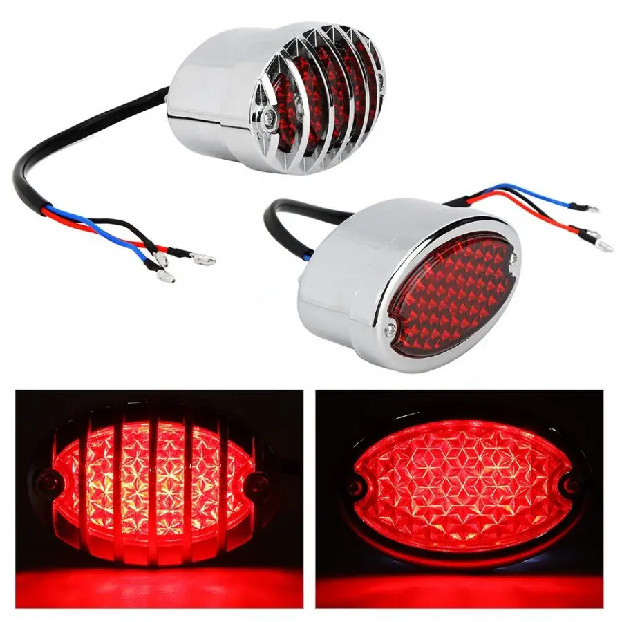 Универсальный винтажный светодиодный задний стоп-сигнал &quotкошачий глаз&quot для