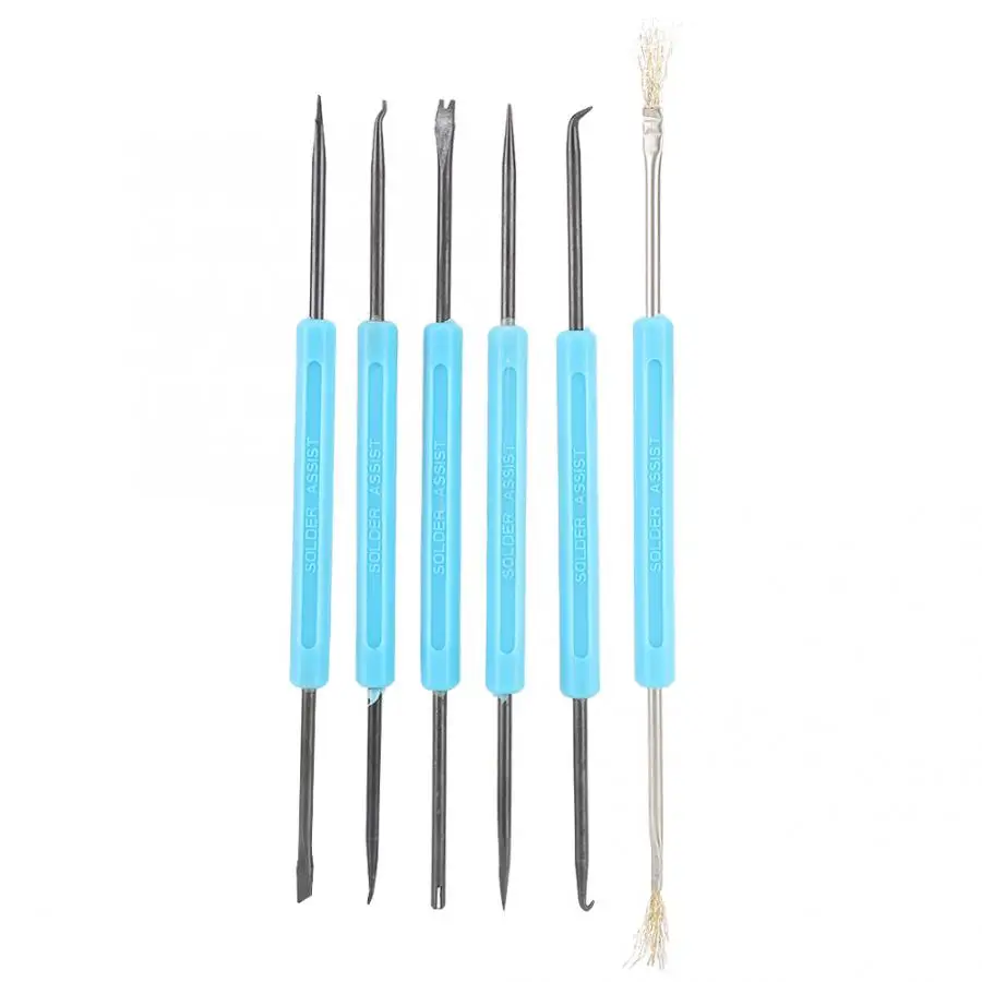 Паяльник 6 шт. двухголовый инструмент для паяльника монтажная плата ремонт
