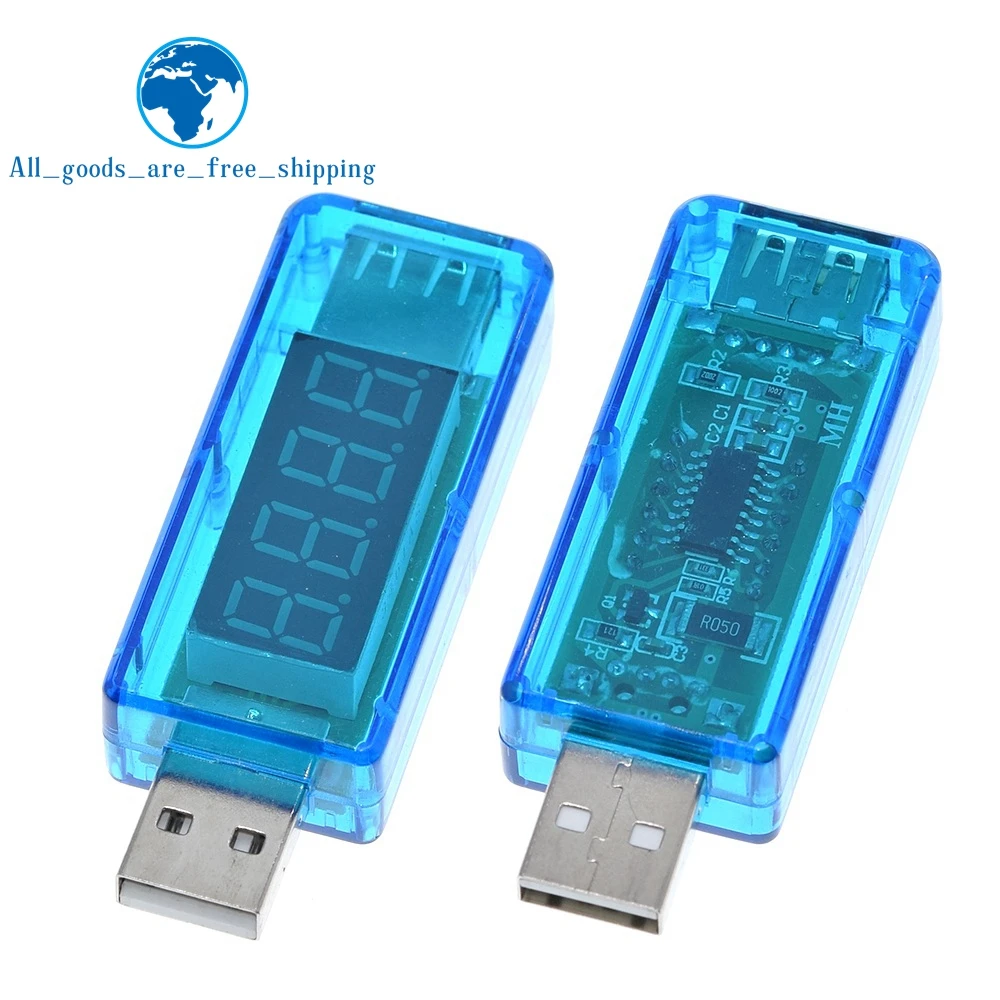 Цифровой USB тестер TZT teng измеритель напряжения и для мобильных устройств