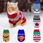 Рождественская Одежда для собак, зимняя женская одежда для собак, толстовка с капюшоном, костюм Чихуахуа для Йорка, вязаная одежда для щенков