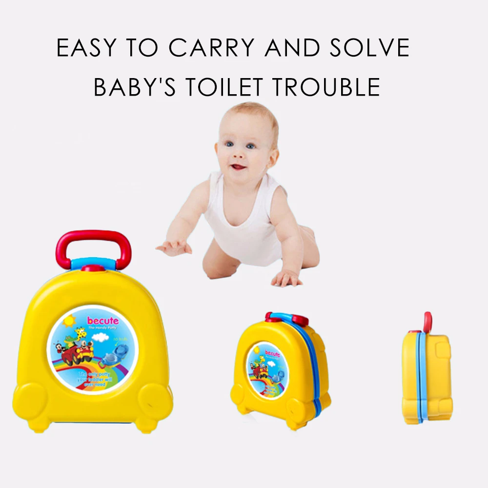 Милый портативный детский туалет дорожный автомобиль трусики для младенцев