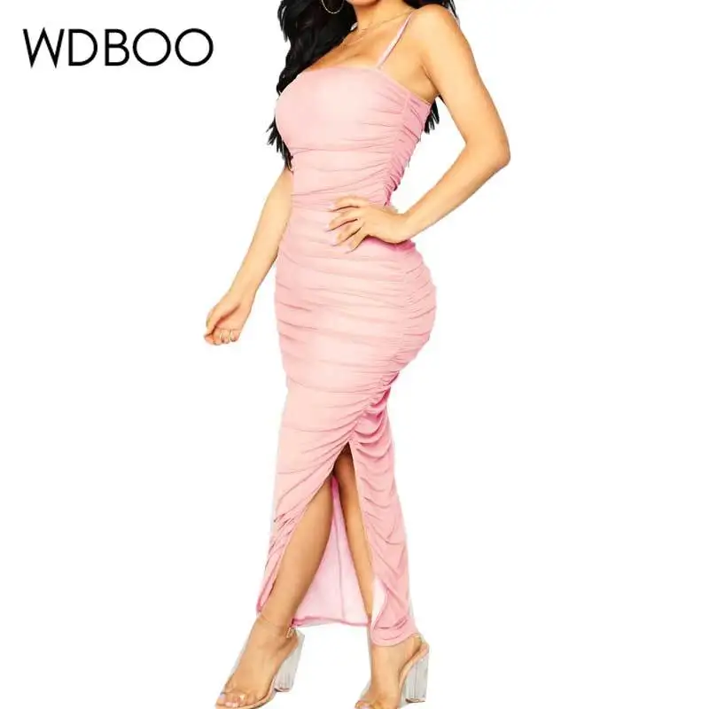 WDBOO Сетчатое Бандажное платье на бретельках сексуальное прозрачное Клубное