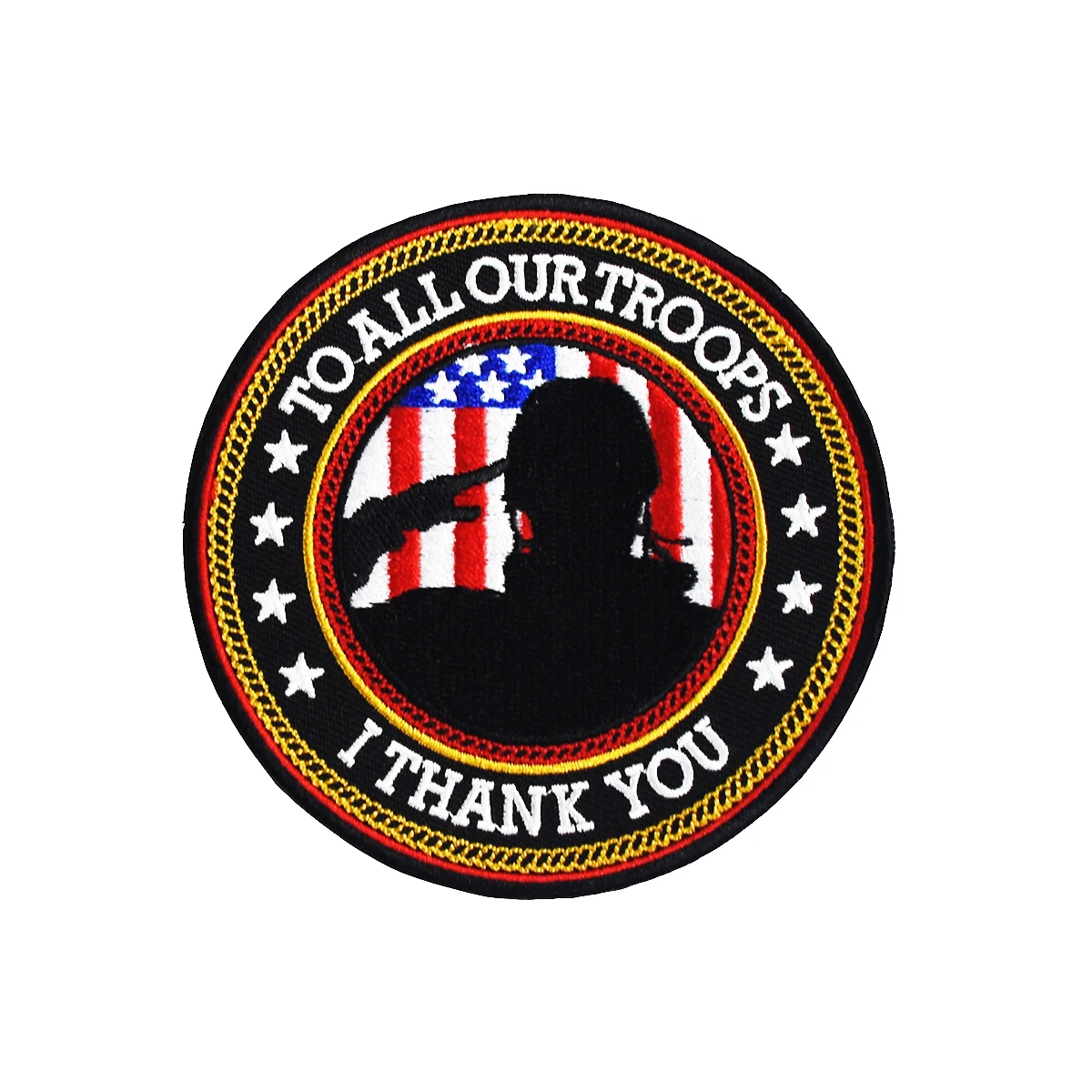 Американский солдат армейский утюгом нашивка жилет Байкерская одежда вышивка