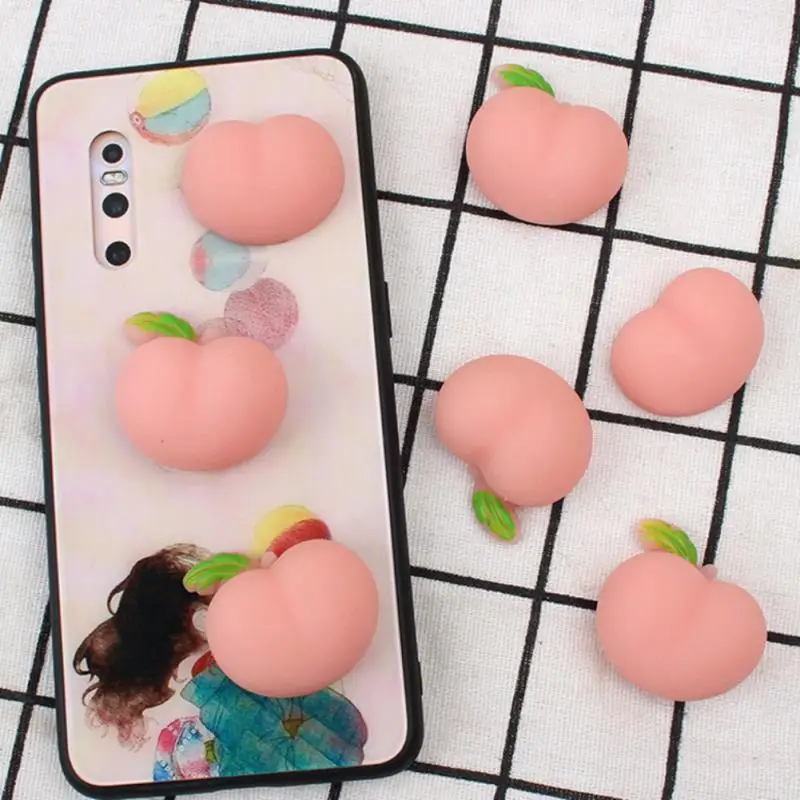 Персиковый мягкий Сжимаемый пазл искусственный фруктовый хлеб