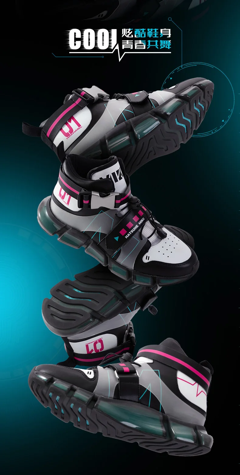 

Japanese Anime Nier Automata Miku Animation Shoes High Top Canvas Men Sneakers Casual Shoes Cosplay Footwear Women Student
