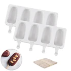 Силиконовая форма для мороженого с 48 отверстиями, форма для мороженого, форма сделай сам для мороженого с палочками
