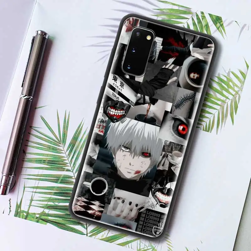 

Silicone Phone Case For Samsung Galaxy S21 S20 FE 5G S20 Ultra S10e S10 S8 S9 Plus S7 Soft Back Cover Funda Tokyo Ghoul Trendy