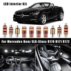 Автомобильный светильник Canbus светодиодные лампы для интерьера, для Mercedes Benz SLK Class R170 R171 R172 1996-2015