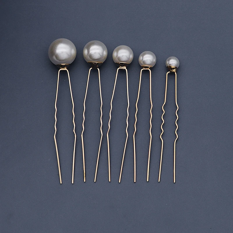 Заколки для волос Miallo 18 шт./лот золотистого цвета с жемчугом свадебные аксессуары