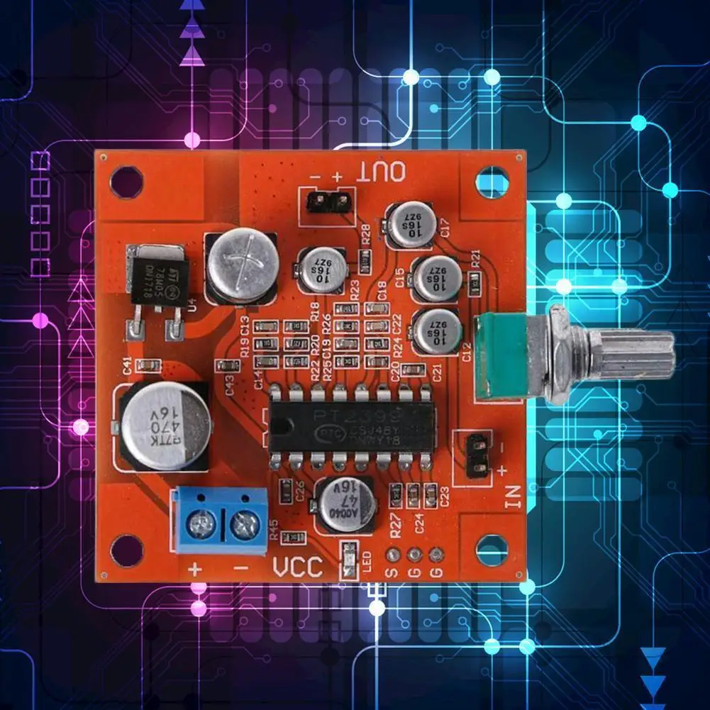 

PT2399 Microphone Reverb Plate Reverberation Board No Module Function Preamplifier X6Y2