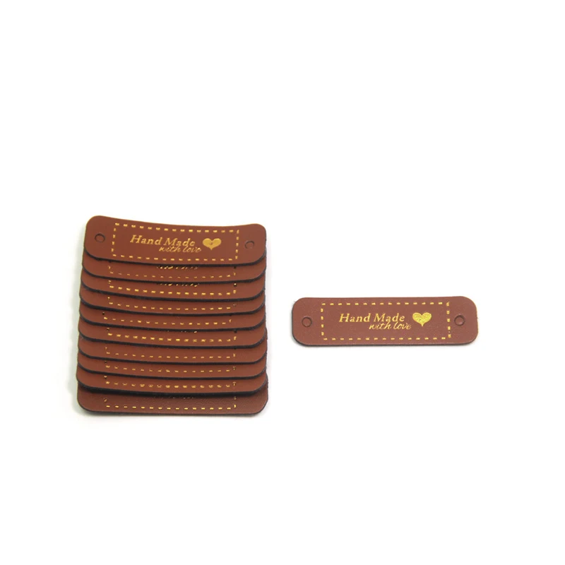 20 шт. кожаные этикетки для одежды ручной работы | Дом и сад