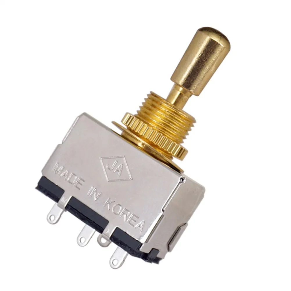 

3 Way Toggle Switch Pickup Selector For EPI Electric Guitar Box Style & Tip Closed Gear Shifter 3 Three Gear Switch Tone Copper