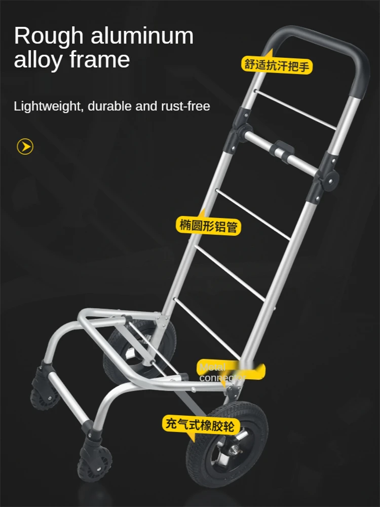 

Grocery Utility Shopping Cart Deluxe Utility Cart with Oversized Basket and Tool Free Installation Folding Cart with Wide Cushio