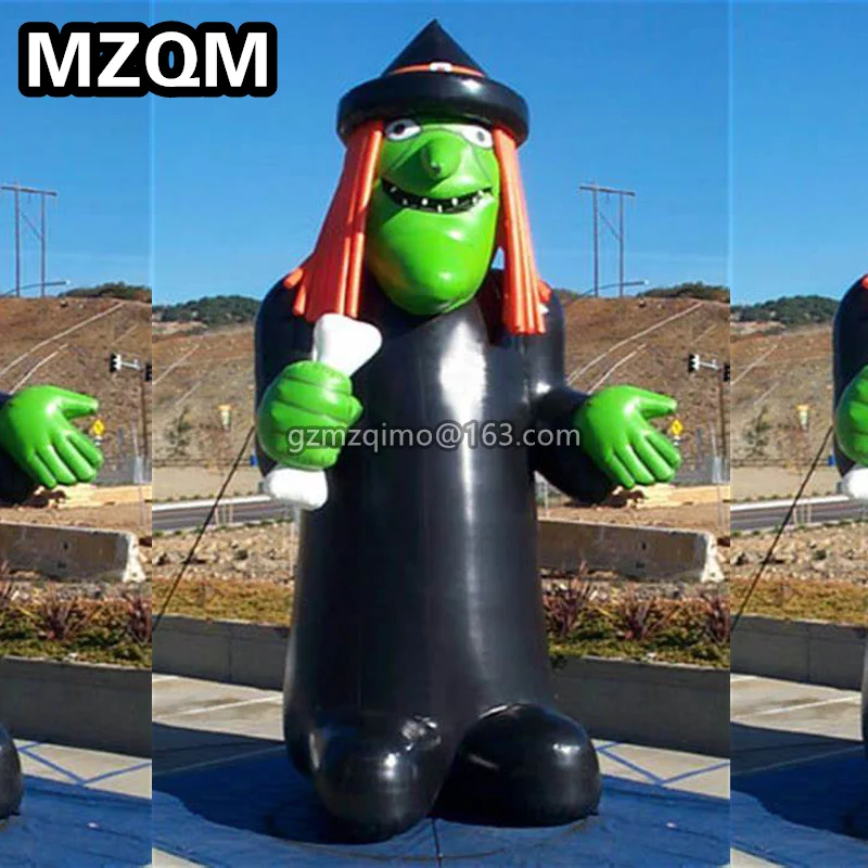 

MZQM пользовательские 16ftH Прочный Открытый Хэллоуин украшения надувные ведьмы надувные для событий Вечерние