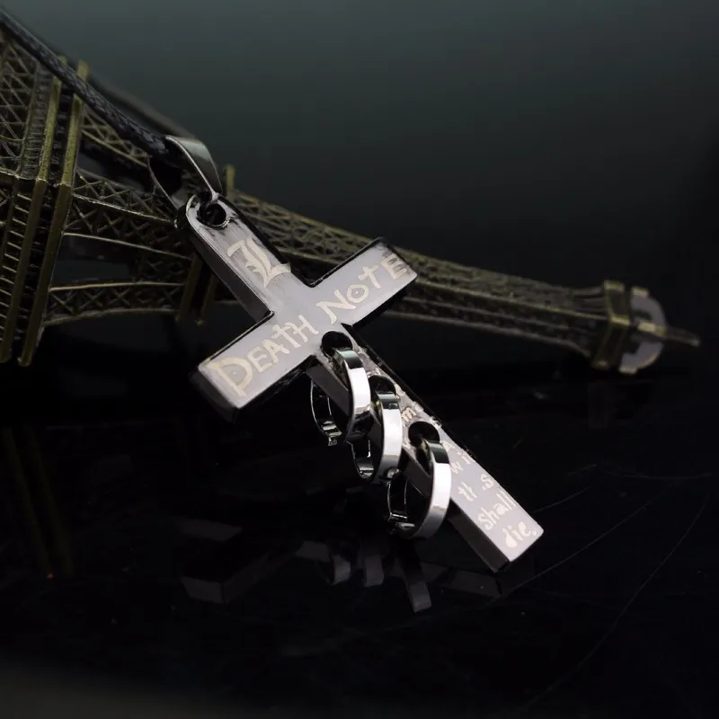 Модное аниме ожерелье с подвеской-крестом из Death Note фигурка Ryuuku ожерелья-сувениры