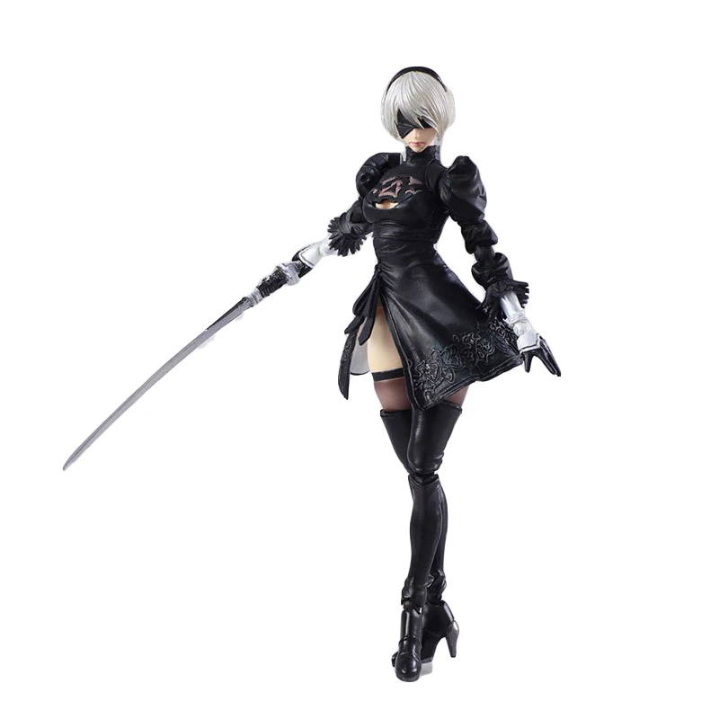 NieR Automata 2B механический робот 12 см ПВХ подвижная экшн-фигурка модель в виде персонажа \ (art.: 3a35ade3960) - 3a35ade3960