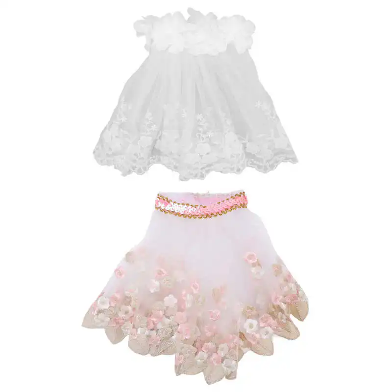 

Pet Wedding Dress Pet Lace Cloak Cute for Festival for Birthday for Pet for Dog for Wedding for Cat for Reunion