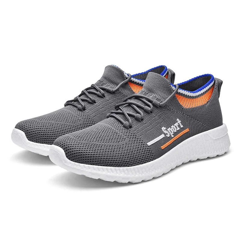 

Кроссовки мужские сетчатые, дышащие, мягкие, повседневная обувь для бега, размеры 36-46