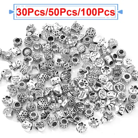 100 pcs., Pendants for women's bracelets