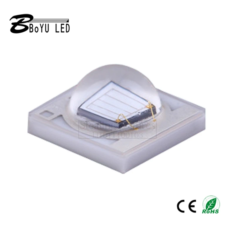 

Бусины для лампы с керамической подложкой, 20 шт., 3535, ультрафиолетовые, нм, светодиодные лампы, УФ-фиолетовый светильник, для банкнот, фотокатализатор, светодиодные лампы