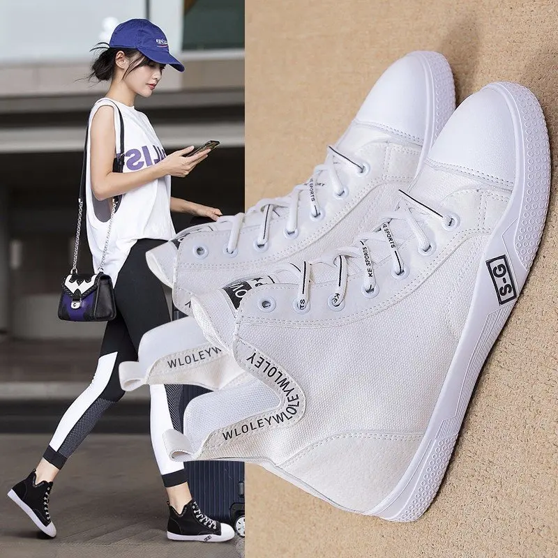 

Women's Hidden Heel Canvas Shoes Outdoor Breathable Sneakers Women's Sneakers Women's Casual Shoes Shoes Woman Canvas