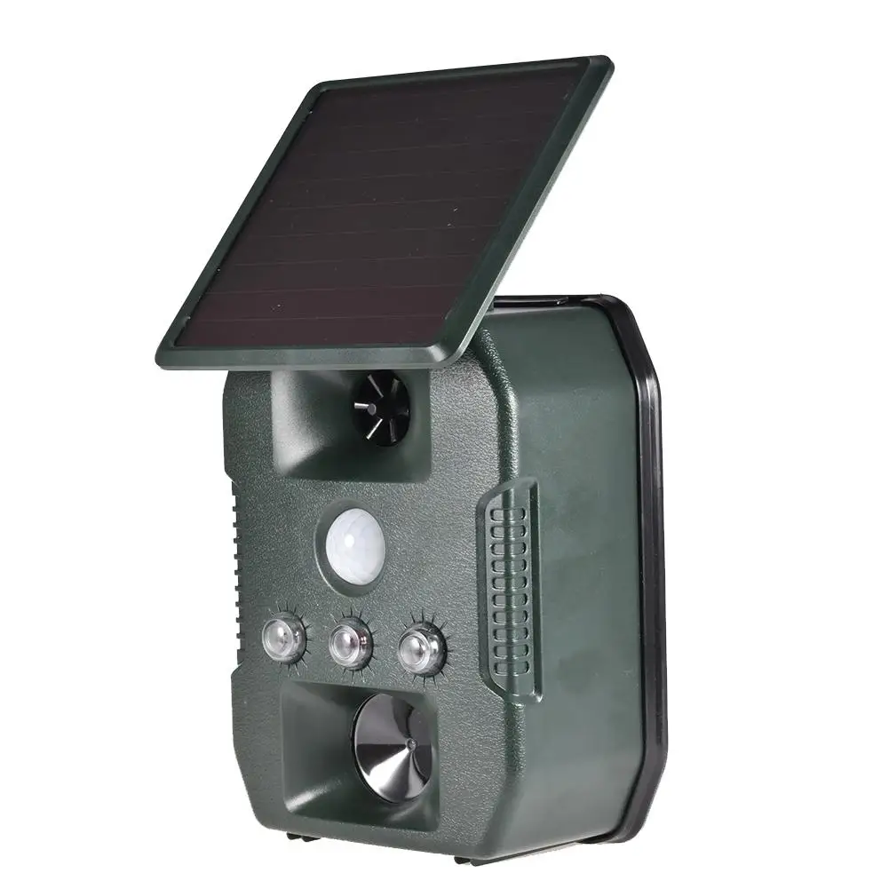 

New Garden Solar Powered Ultras Onic Outdoor Animal Repeller Motion Sensor Flash Light Dog Cat Mouse Rabbit Animal Dispeller