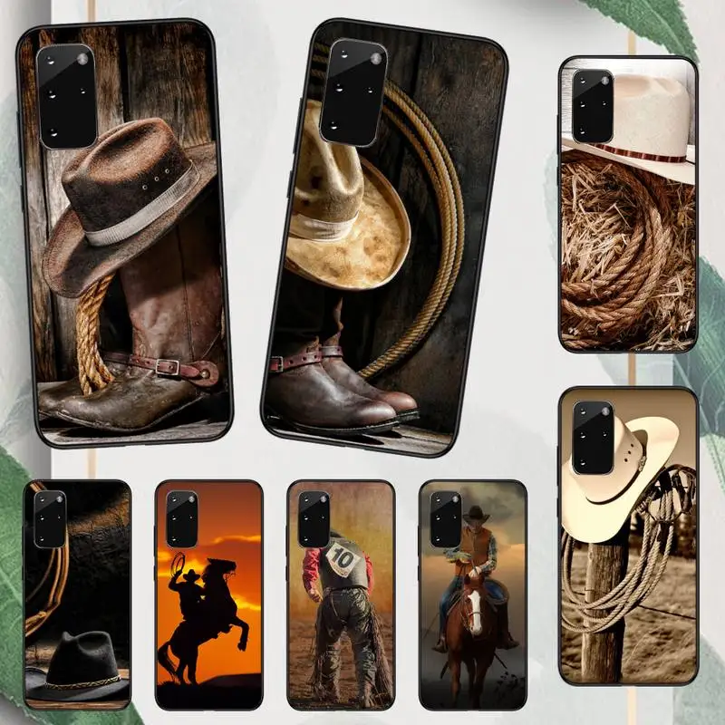 

Rodeo Cowboy Lasso Extreme Sport Phone Case For Samsung galaxy A S note 10 7 8 9 20 30 31 40 50 51 70 71 21 s ultra plus shell
