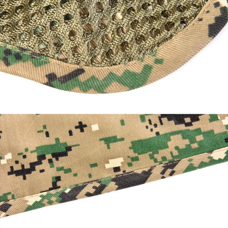 Жилет для рыбалки Быстросохнущий Камуфляжный Многофункциональный жилет с