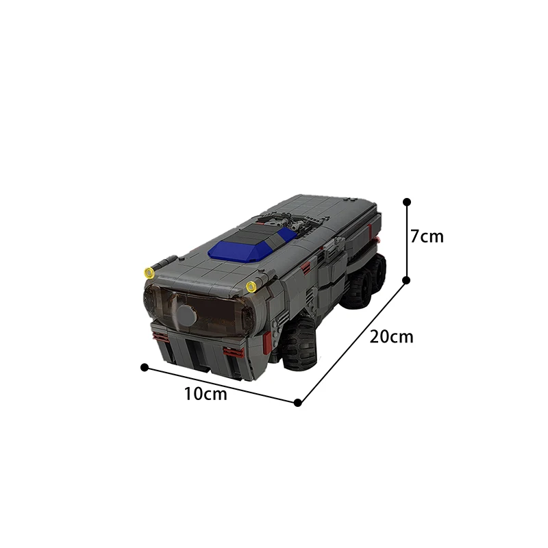 

MOC Space Remote Contolled Soldiers Transport Car Building Blocks Kit Wars Truck With Motor Vehicle Bricks Toy For Children Gift