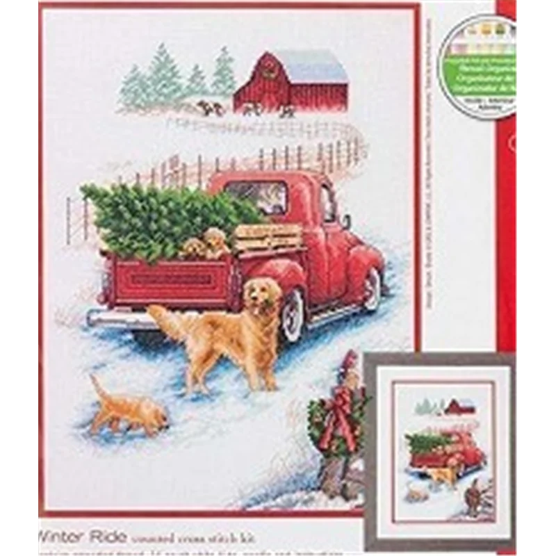 

Cross Stitch Kit Embroidery Homfun Craft Bears Cross Stich Painting Joy Sunday Christmas Decorations For Home Homefun ZZ522