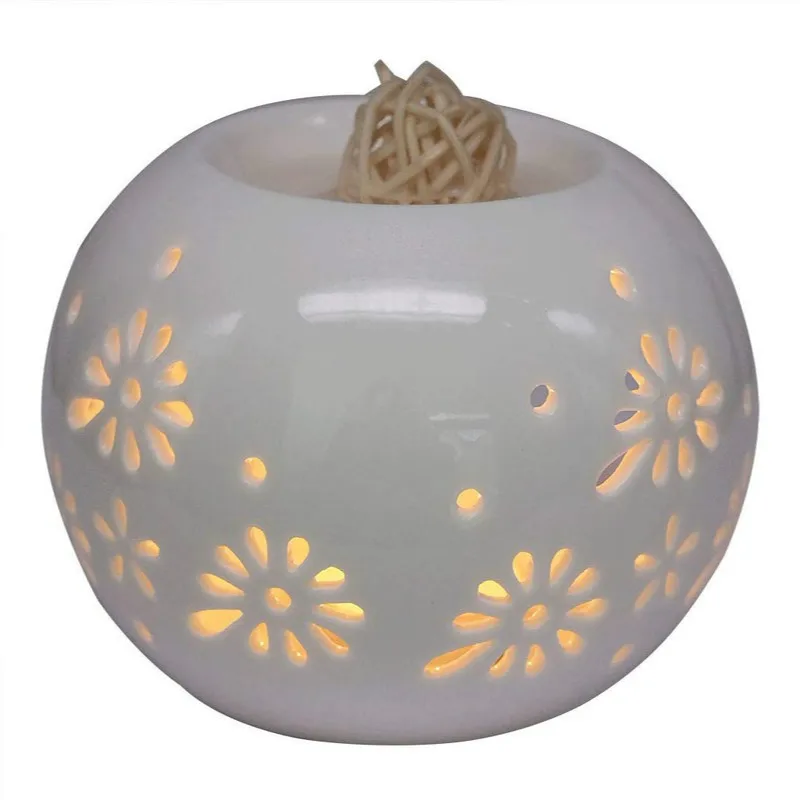 Tea Light Candle Holder Wax Melt Warmer Essential Oil Burner Yoga Meditation Aromatherapy Diffuser Kindle Lamp Valentine Gift | Дом и сад