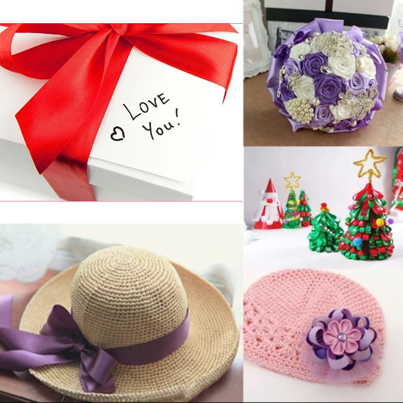 5 ярдов/Лот градиентная плотная корсажная лента для сделай сам бант рукоделия