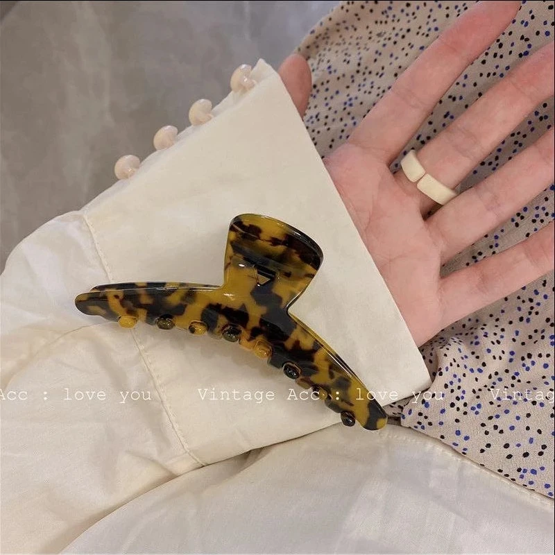 Шпилька для волос в стиле ретро романтичная вертикальная прямоугольная крупная