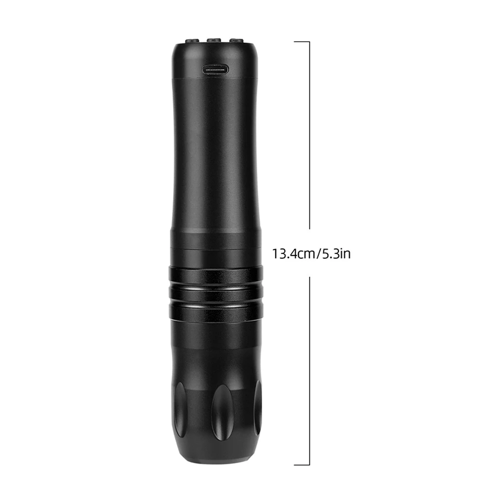 

Portable Wireless Tattoo Pen Double Handles RCA Rotating Tattoo Machine Permanent RCA Interface Rotary Pen Eyebrow Eyeliner Tool